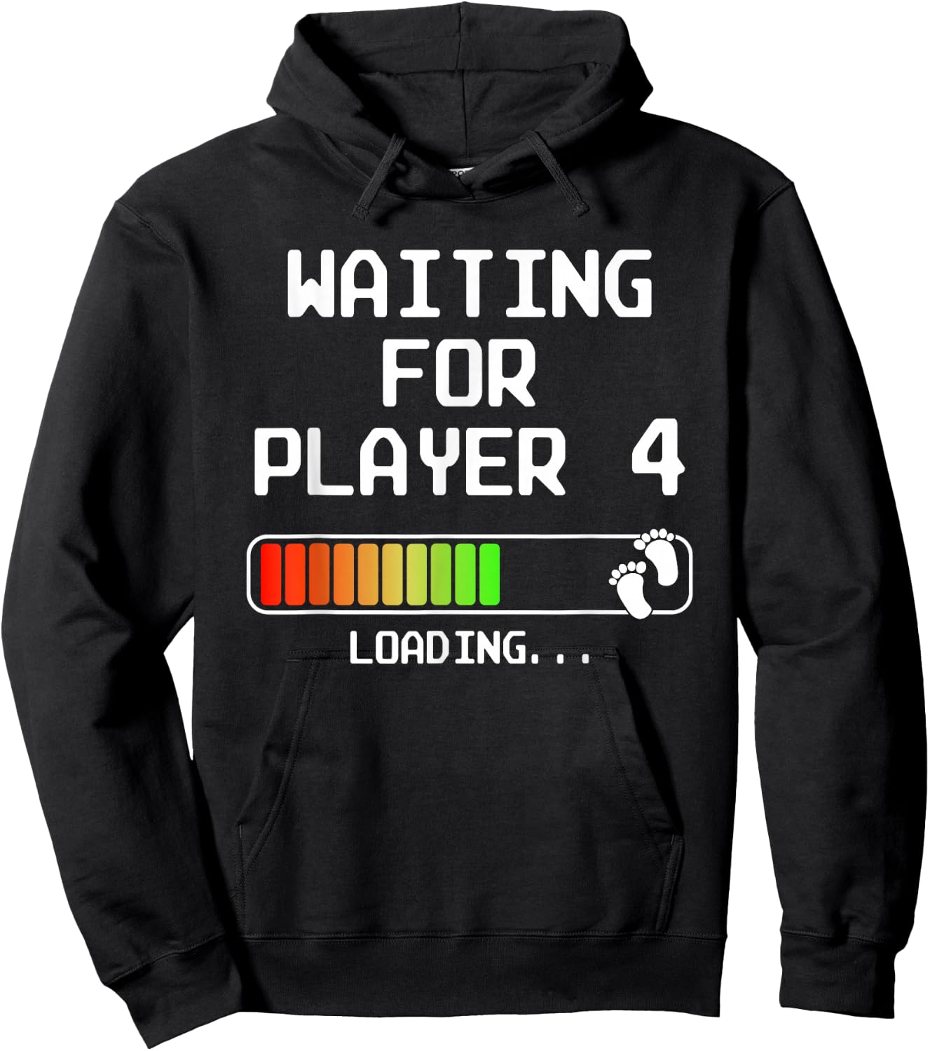 Gamer Pregnancy Announcement 2nd Baby Expectant Dad Player 4 Hoodie - Hoodie | Black