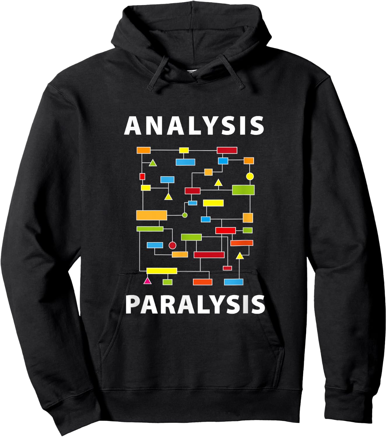 Funny Engineer Analysis Paralysis Geeky Over-Thinker Novelty Hoodie - Hoodie | Black