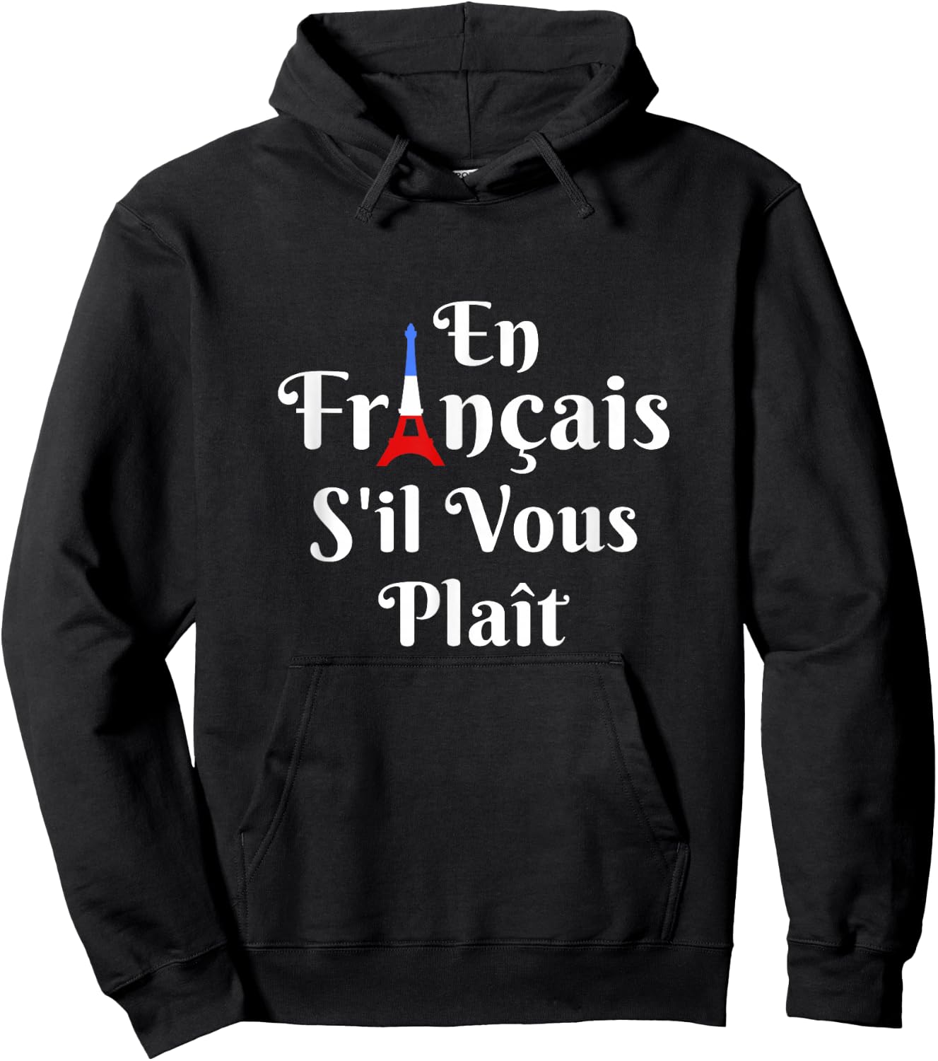 En Francais S'il Vous Plait - French Teacher Hoodie - Hoodie | Black