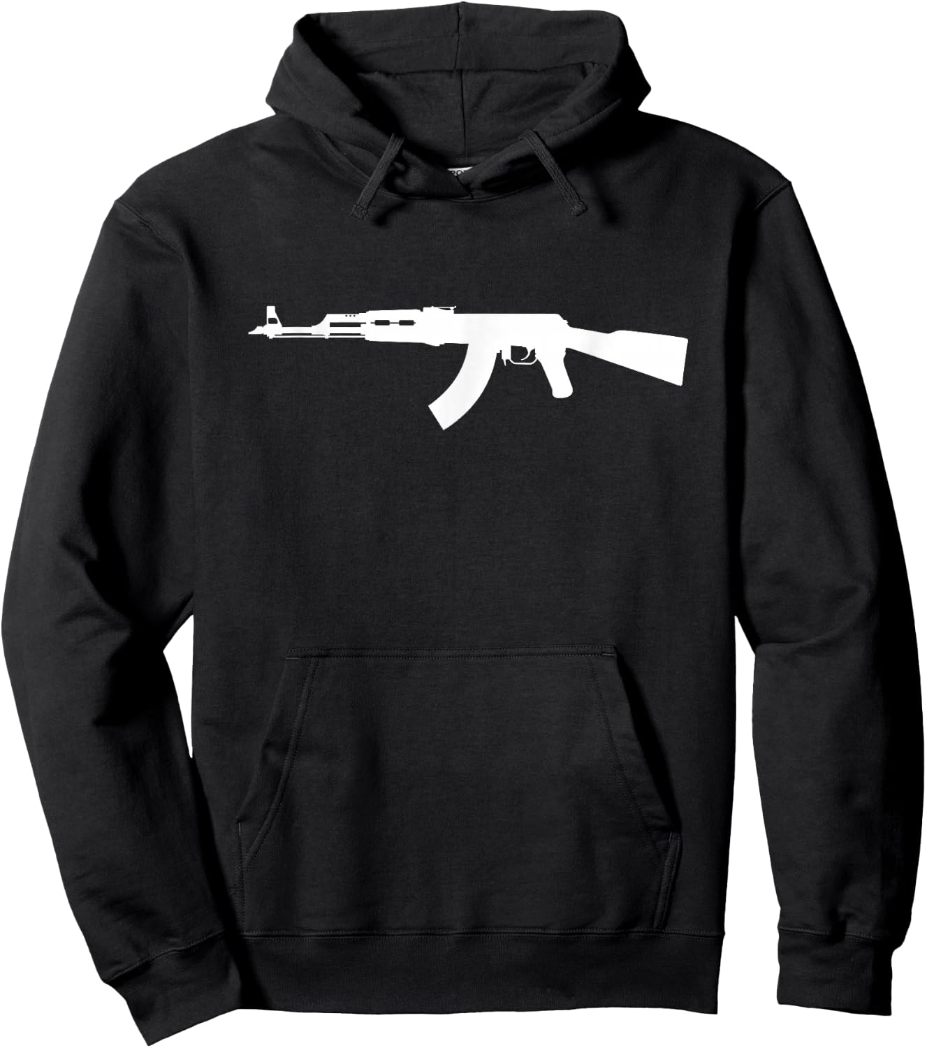 AK47 Kalashnikov Black -Adults Hoodie - Hoodie | Black