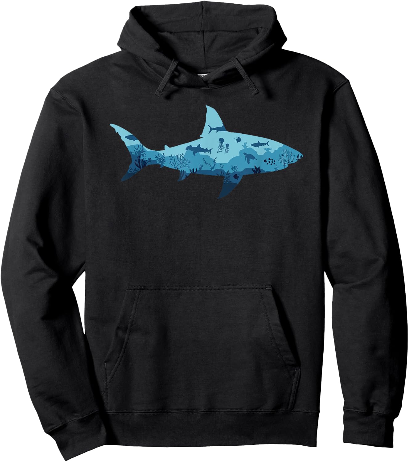 Shark Lover Ocean Animal Marine Biology Hoodie - Hoodie | Black