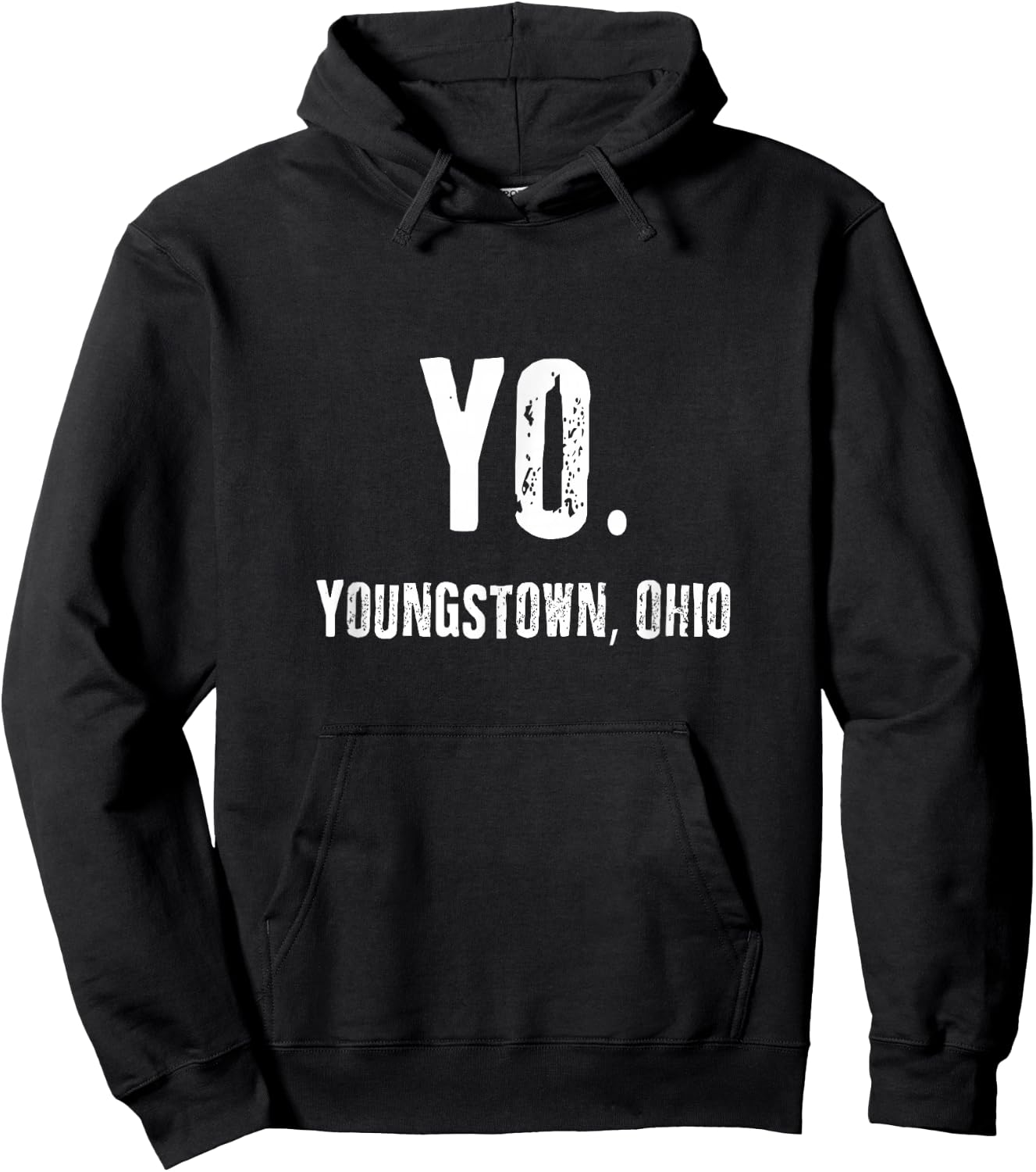 YO. Youngstown, Ohio. Midwest City Hoodie - Hoodie | Black