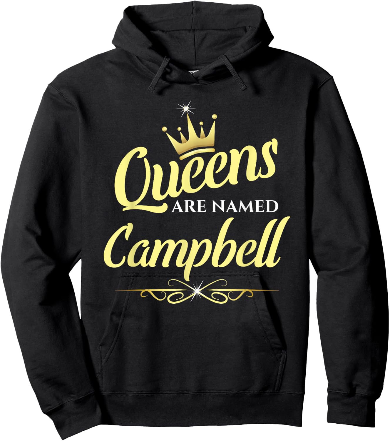 Queens Are Named Campbell Hoodie - Hoodie | Black