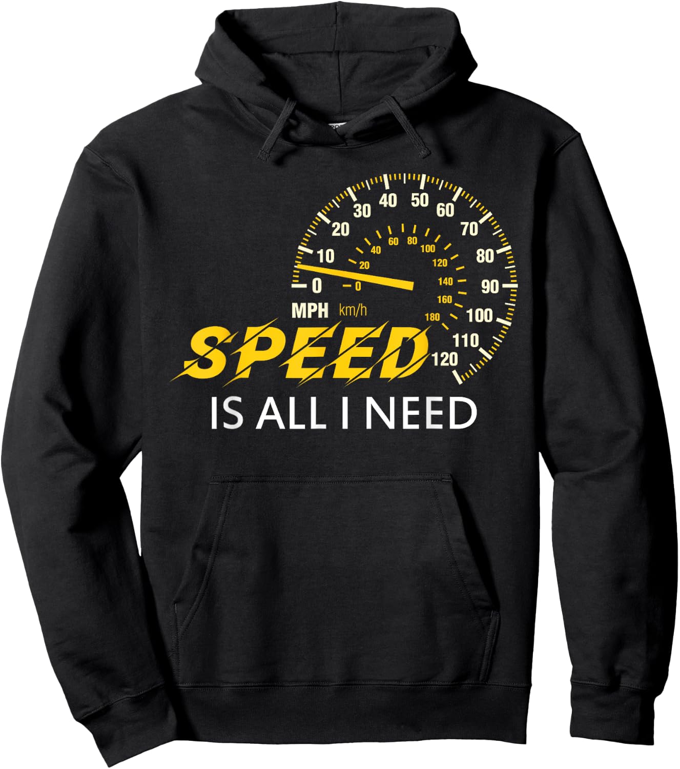 I love Speed , Speed is all I need shirt, Car Lover Gift Hoodie - Hoodie | Black