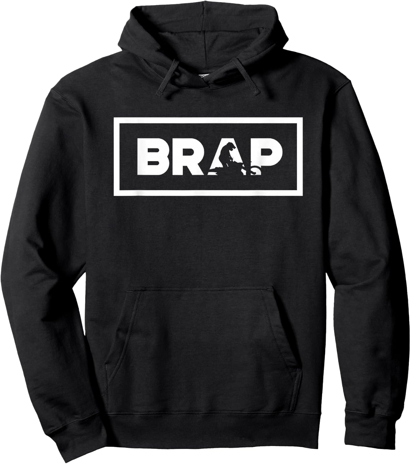 Brap Dirt Bike Motocross Hoodie - Hoodie | Black