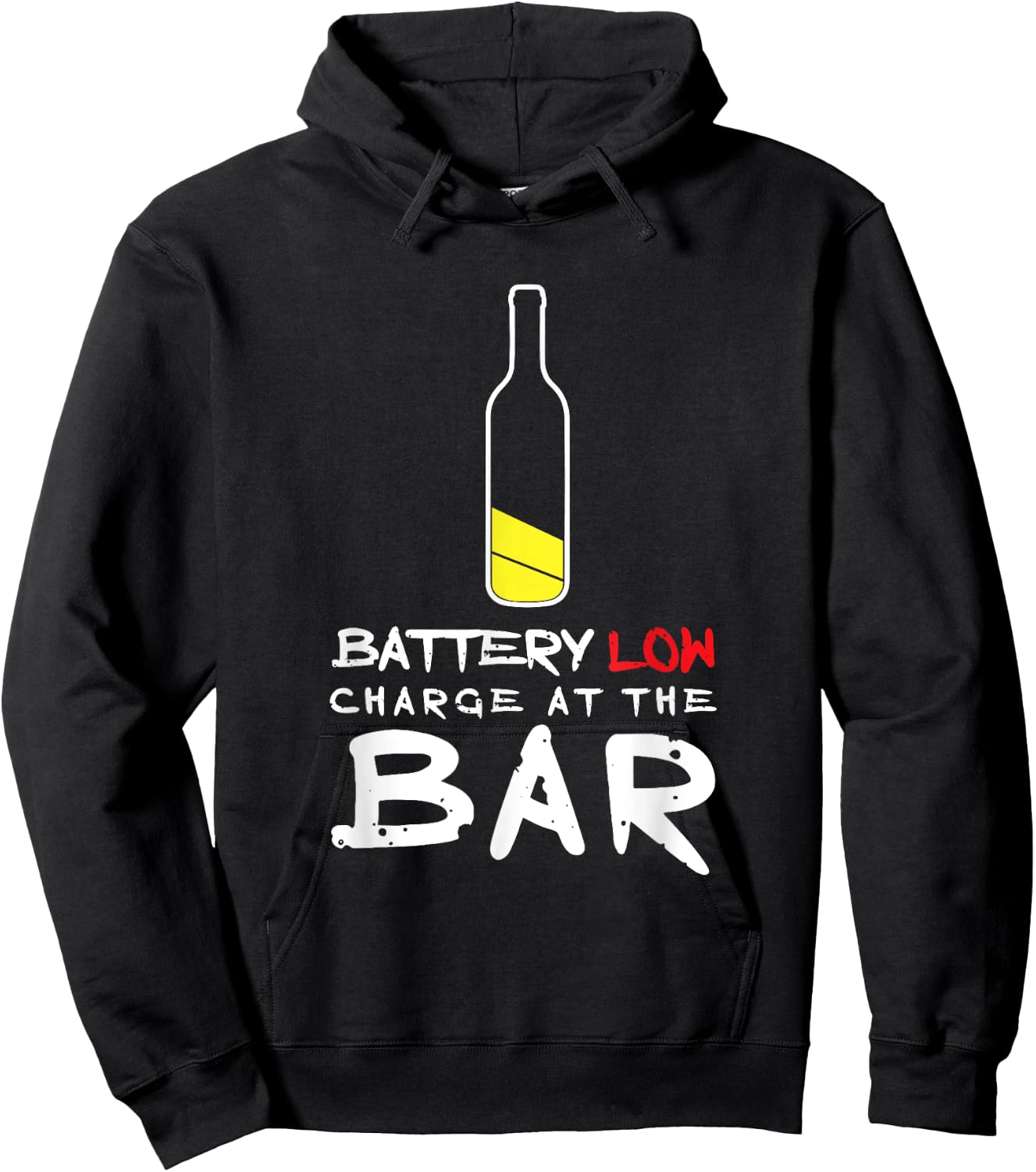 Funny Beer Drinking Charge at the Bar Alcohol Shirt Hoodie - Hoodie | Black
