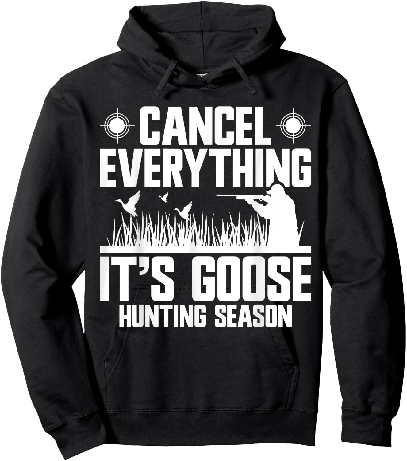 Goose Hunting Season Equipment Bird Hunter Gear Geese Hoodie - Hoodie | Black