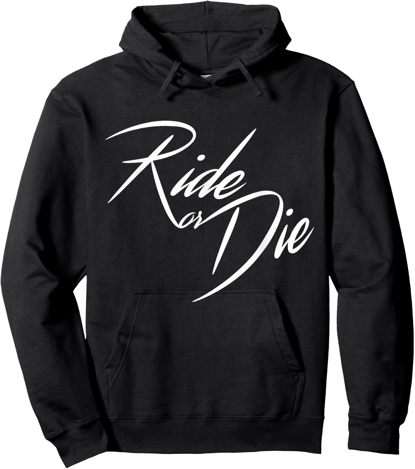 Ride or Die Motorcycle Bike Lover Biker Fan Rider Hoodie - Hoodie | Black
