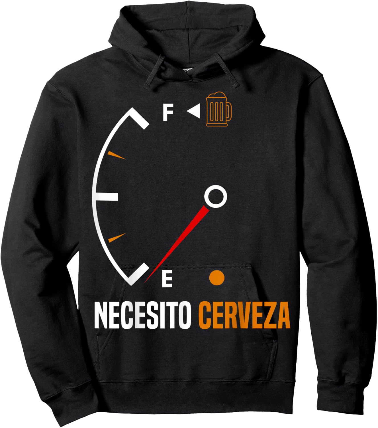 Mexican beer necesito cerveza cool & funny sayings Hoodie - Hoodie | Black