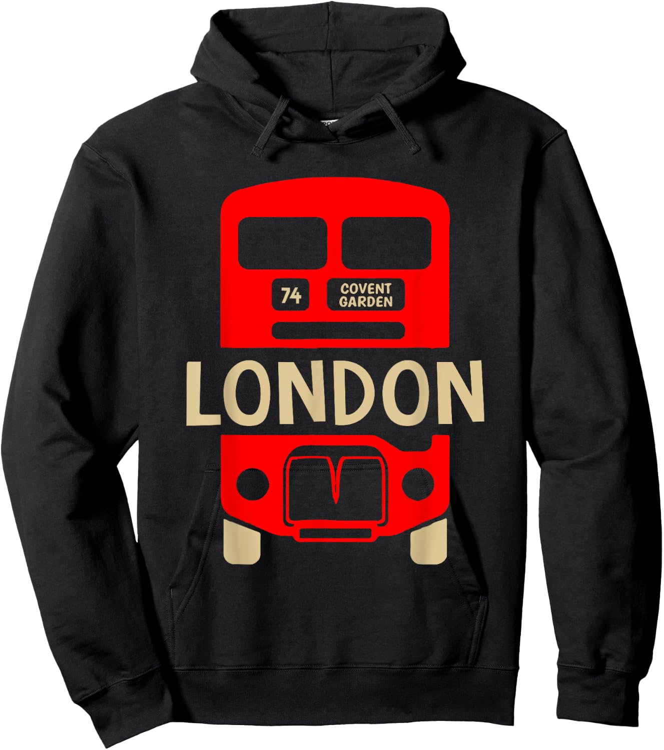 London Souvenir - London Bus Double Decker Bus Driver Hoodie - Hoodie | Black
