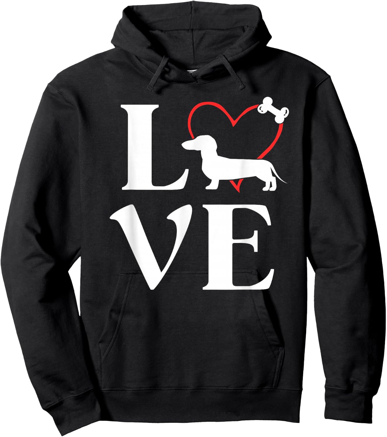 Dachshund Gifts Love Dogs Dog Mama Hoodie - Hoodie | Black