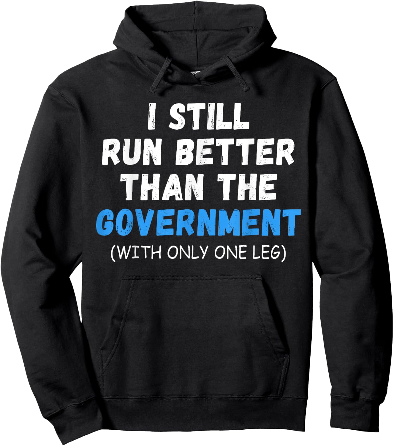 Amputee funny shirt Gift humor quote prosthetic joke Hoodie - Hoodie | Black