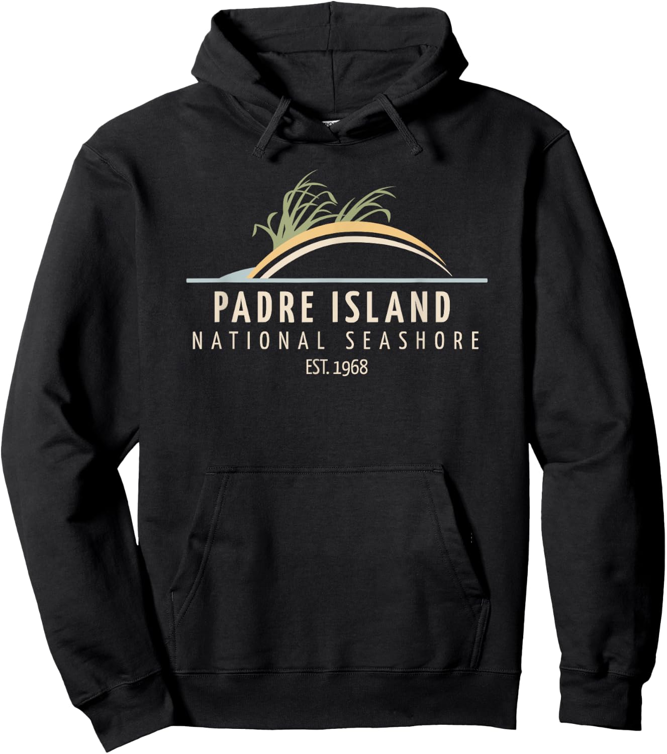 Souvenir Gift Padre Island National Seashore Hoodie - Hoodie | Black