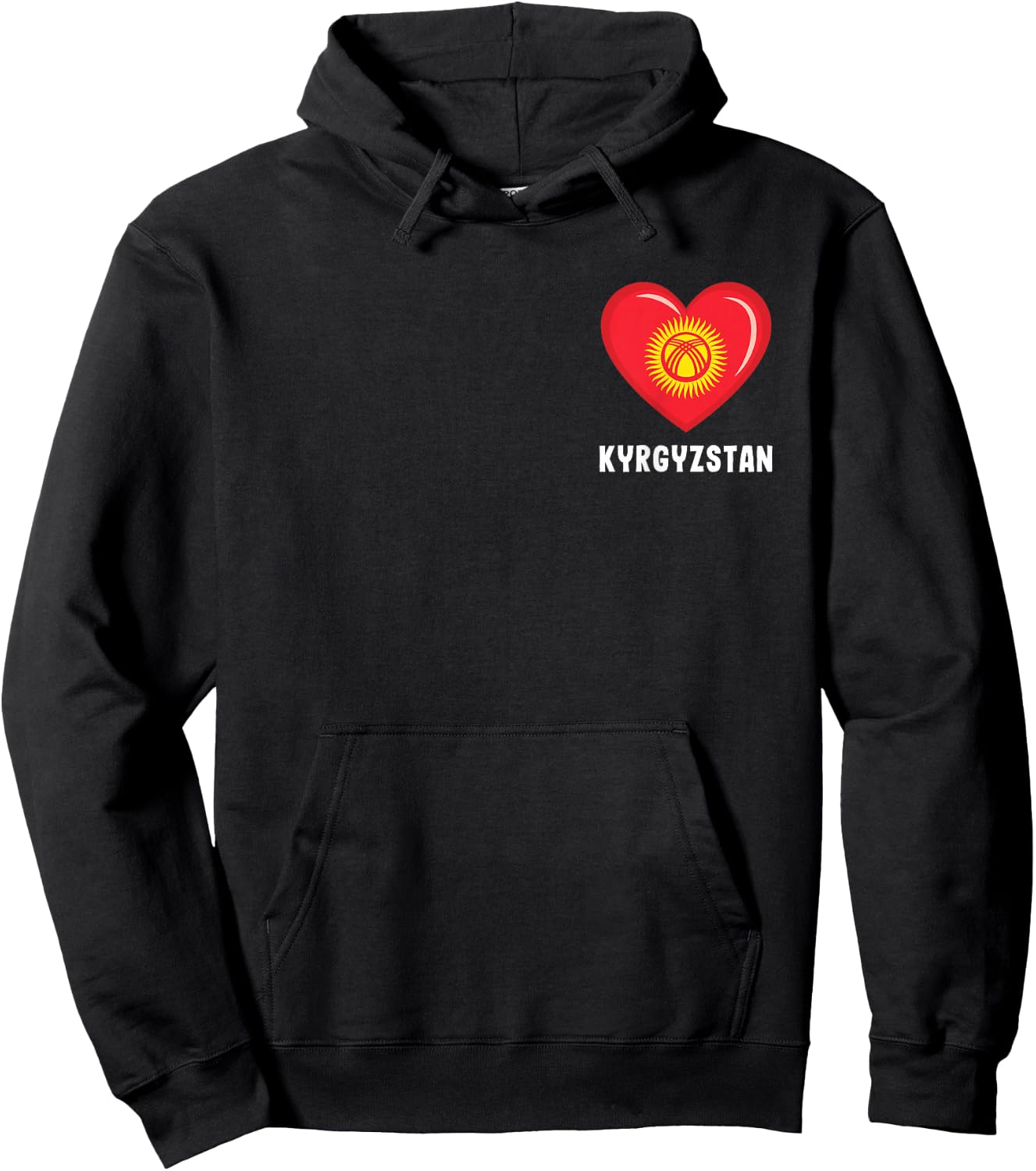 Kyrgyzstan Flag Shirt | Kyrgyzstani Hoodie - Hoodie | Black