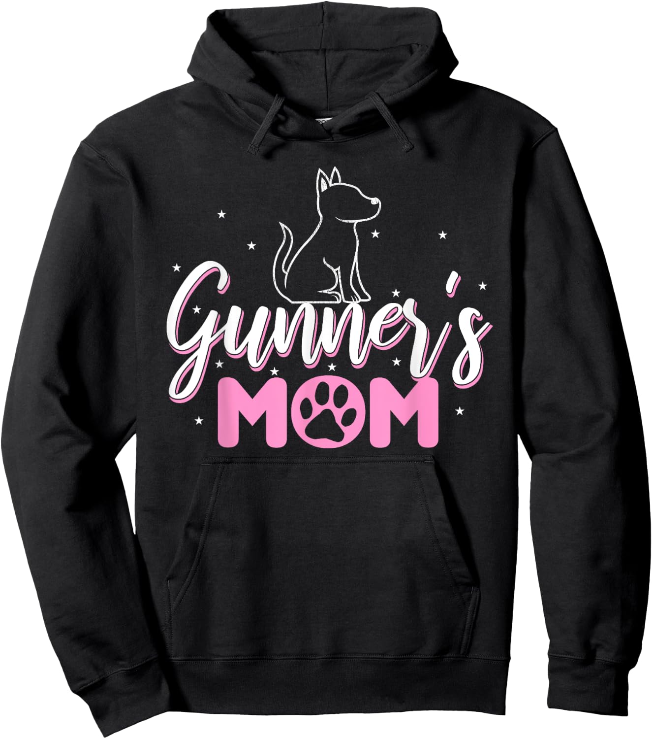 Dog Gunners Mom Women Hoodie - Hoodie | Black