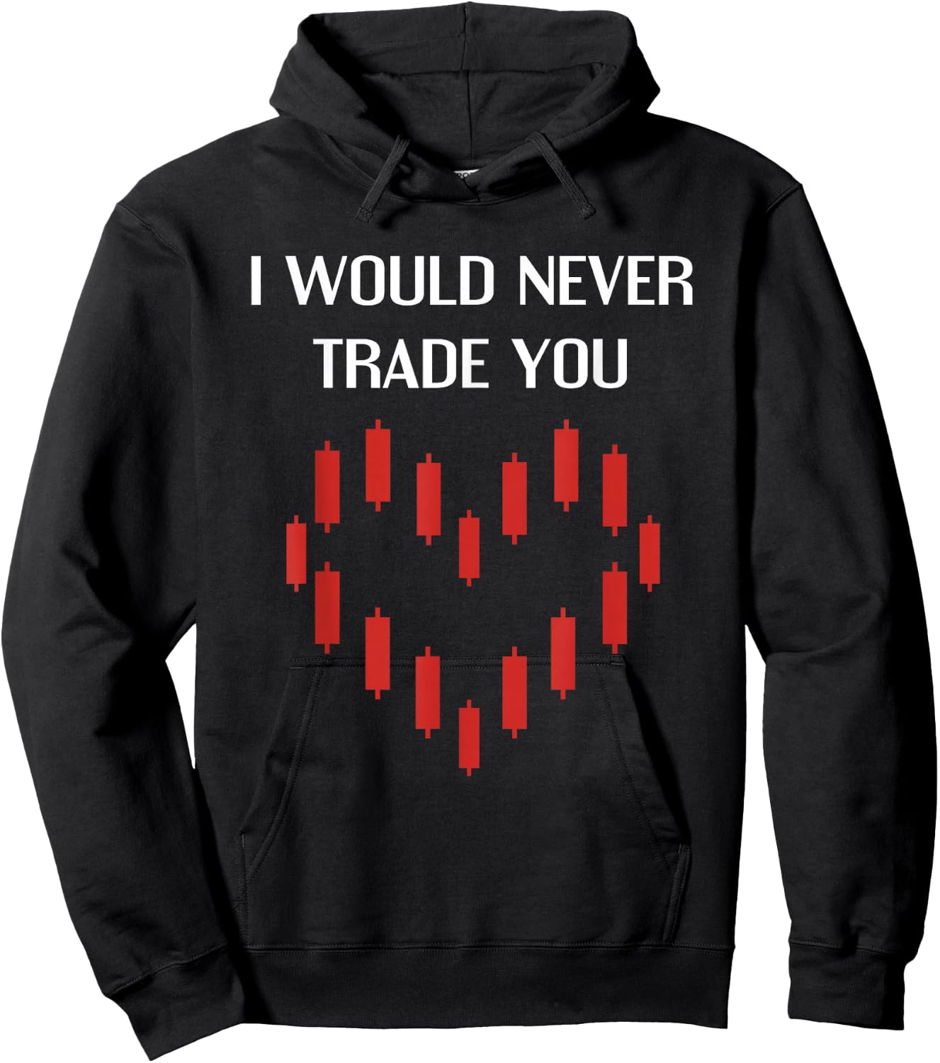 I Would Never Trade You Crypto Bitcoin Lover Funny Valentine Hoodie - Hoodie | Black