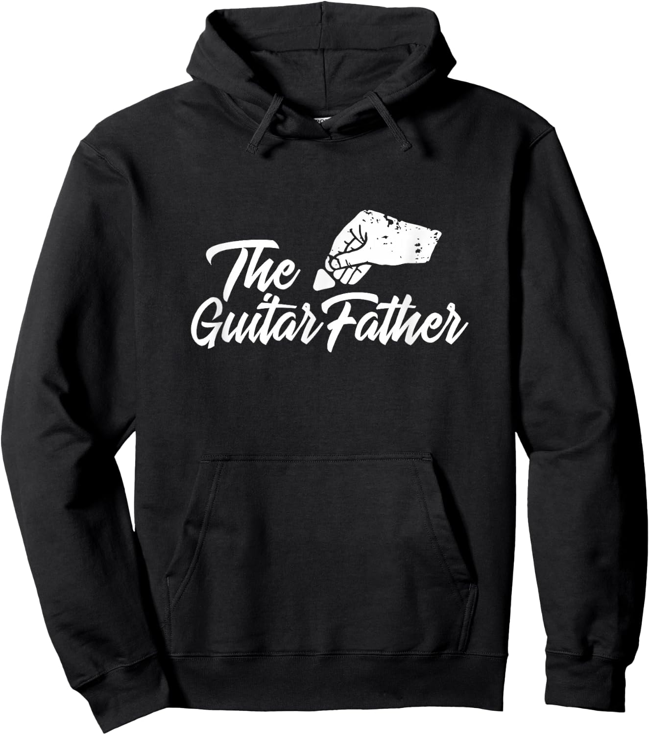 Funny Guitar I'm The Guitar Father Guitarist Memes Funny Hoodie - Hoodie | Black