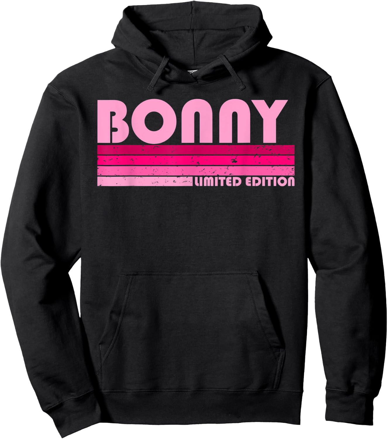 BONNY Name Personalized Retro Vintage 80s 90s Birthday Hoodie - Hoodie | Black