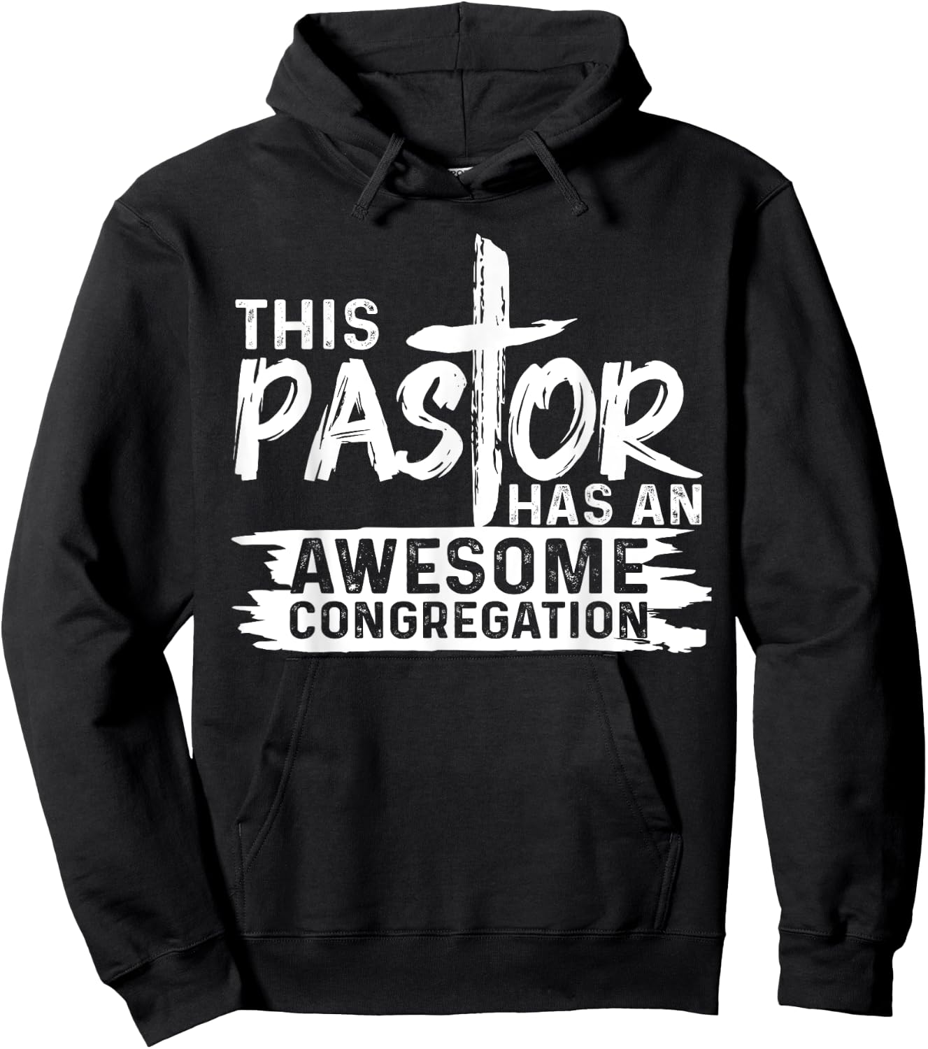Funny Pastor Appreciation Gift Men Christian Church Priest Hoodie - Hoodie | Black