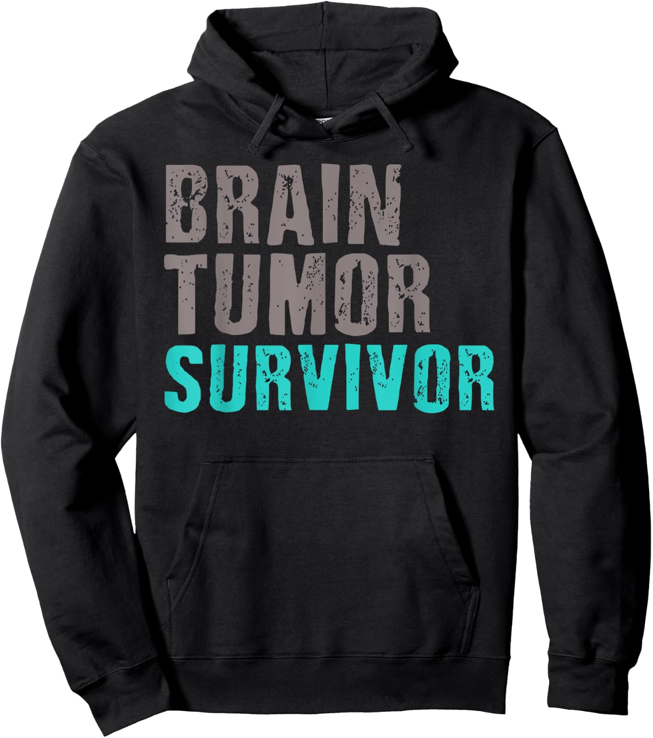 Brain Tumor Survivor T Shirts Cancer Awareness Surgery Hoodie - Hoodie | Black
