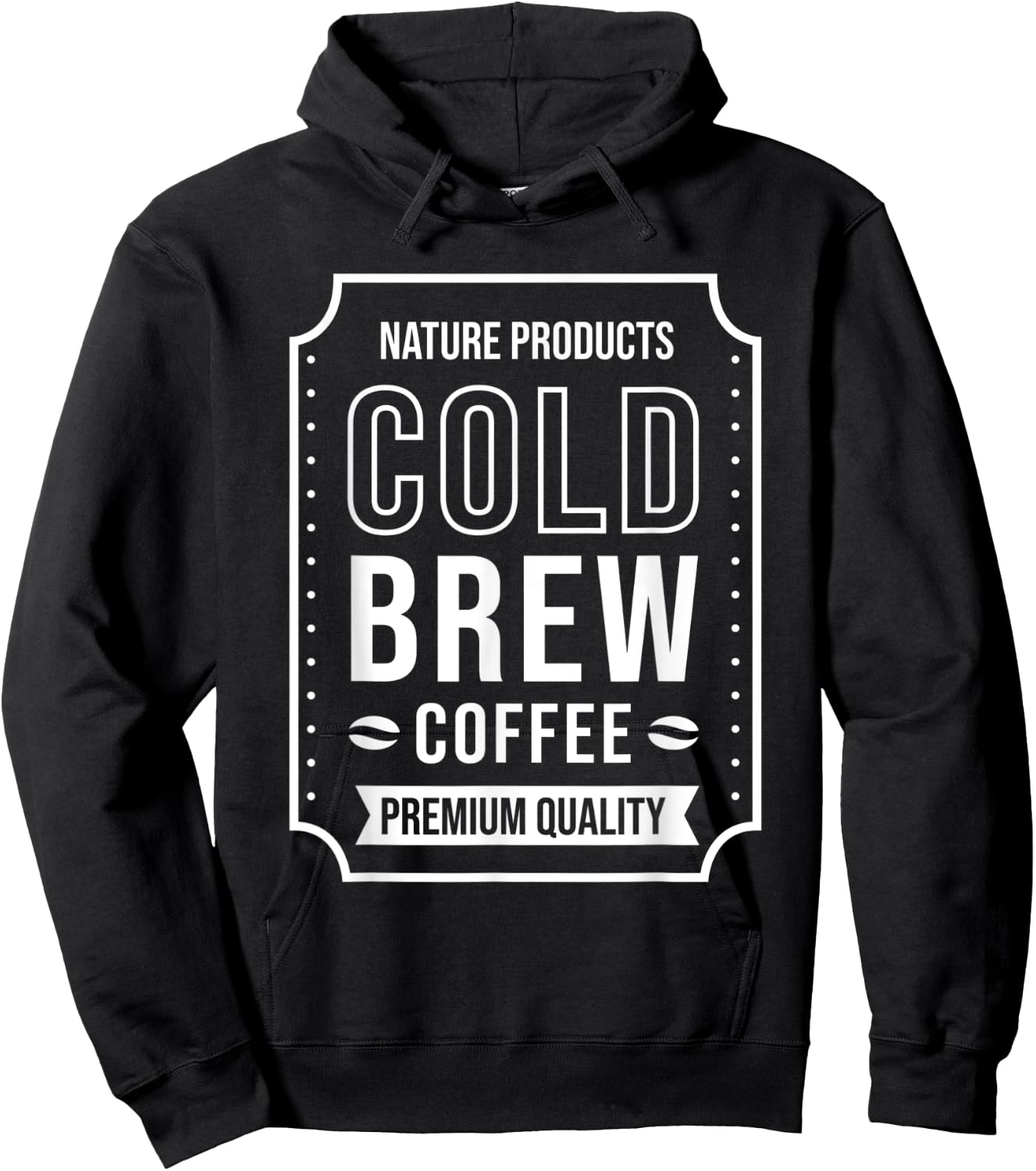 Cold Brew Coffee Halloween Matching Costume Group Couple Hoodie - Hoodie | Black