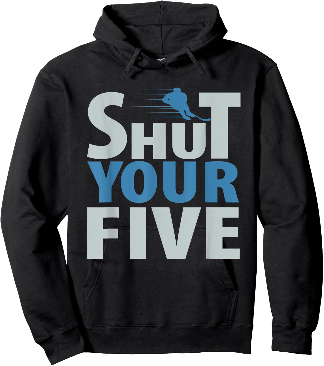 Shure your five hilarious hockey lover design Hoodie - Hoodie | Black