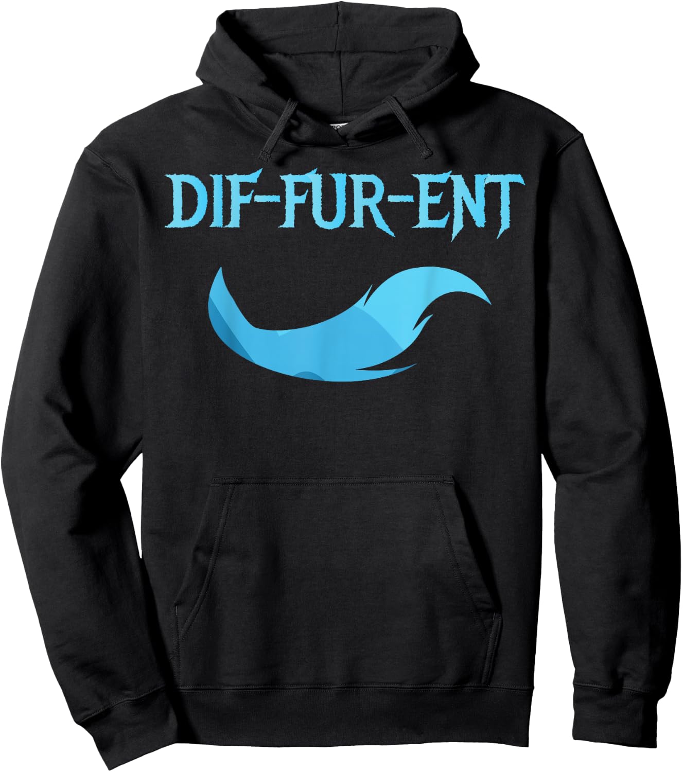 Diffurent Furry Fandom Furries Fan Designs Men Women Kids Hoodie - Hoodie | Black
