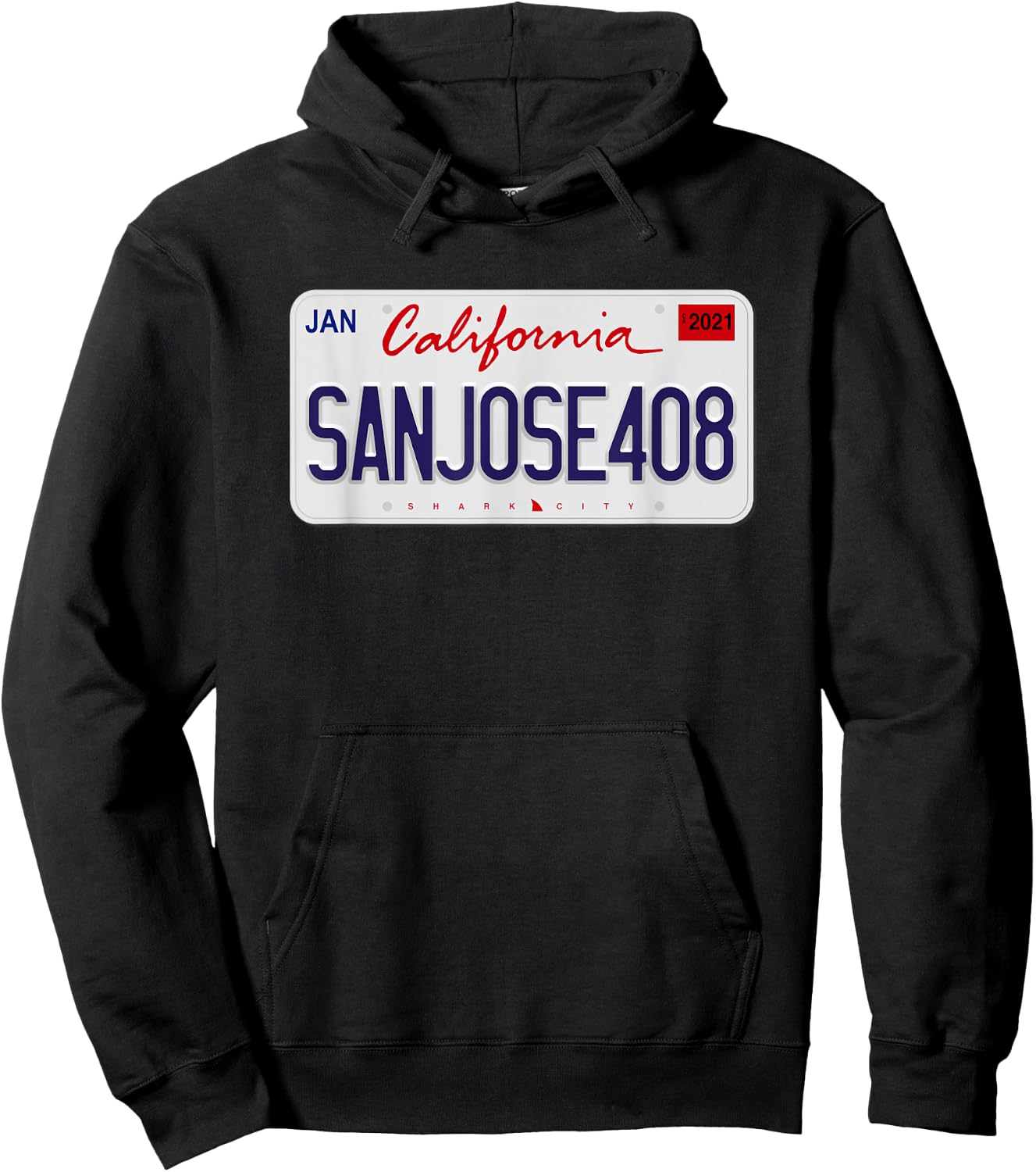 San Jose 408 Shirt, Shark City,Hella San Jose, Shark Tank SJ Hoodie - Hoodie | Black