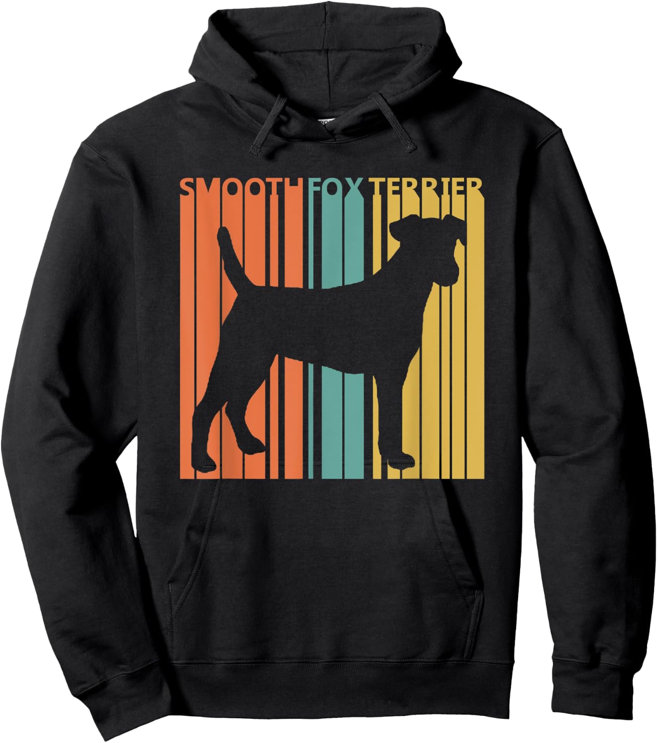 Vintage Smooth Fox Terrier dog Women Kids Hoodie - Hoodie | Black