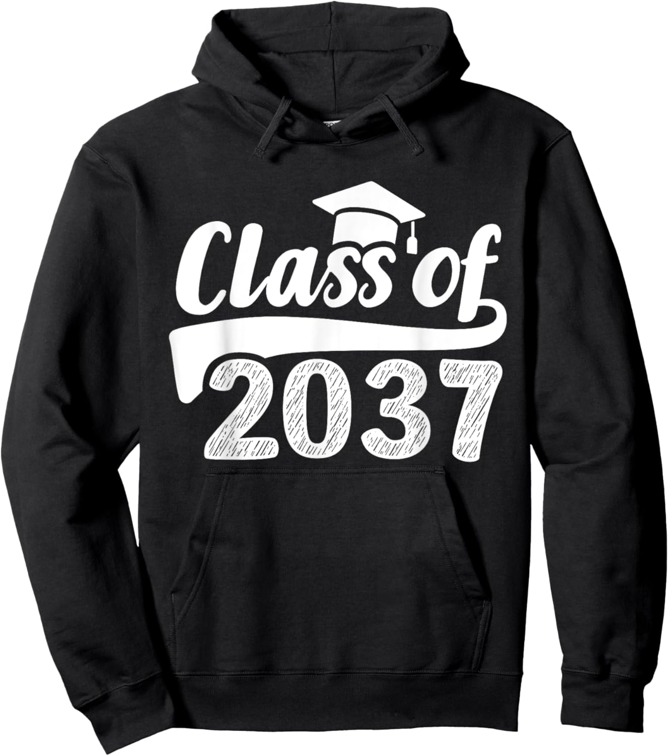 Grow with me class of 2037 graduation preschool Hoodie - Hoodie | Black