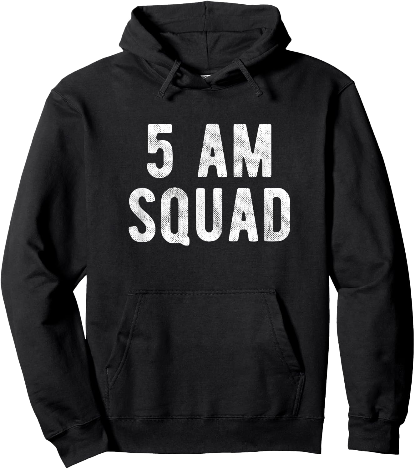 5 AM Squad Funny Gym Quote Early Fitness Workout Hoodie - Hoodie | Black