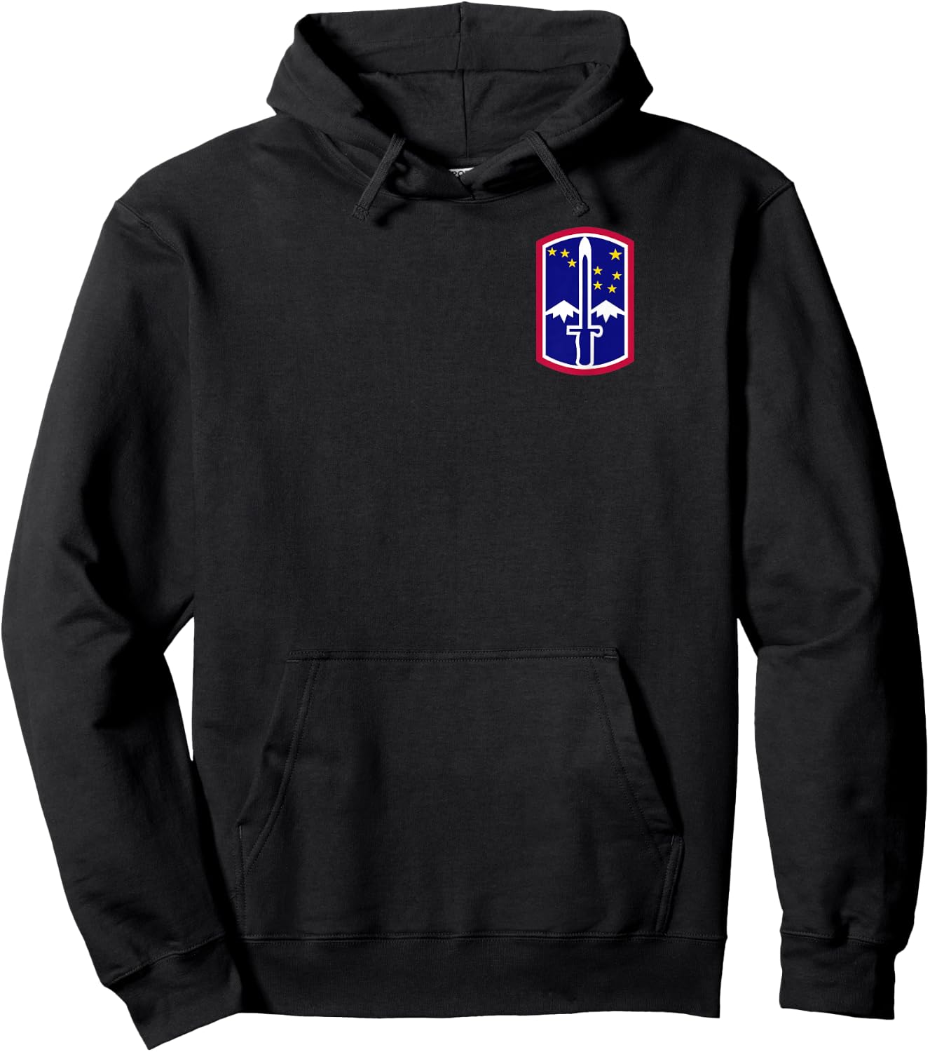 172nd Infantry Patch - chest Hoodie - Hoodie | Black
