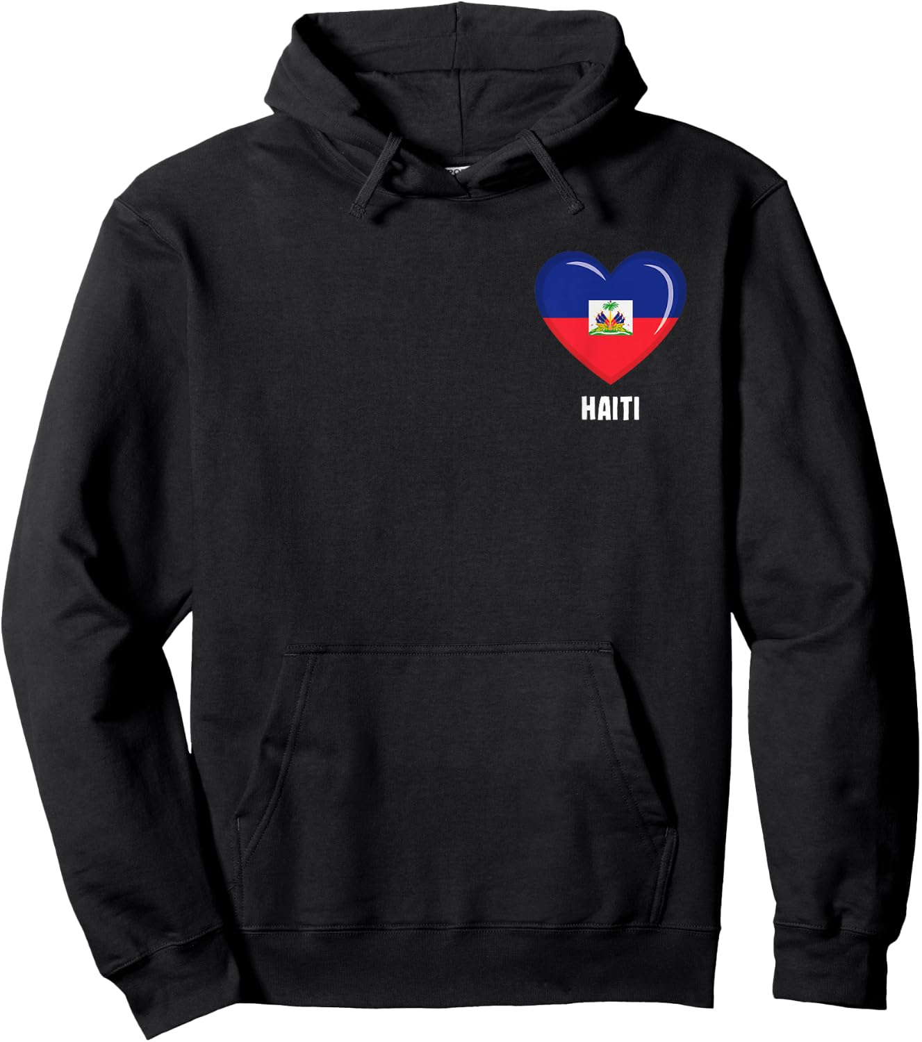Haiti Flag Shirt | Haitian Hoodie - Hoodie | Black