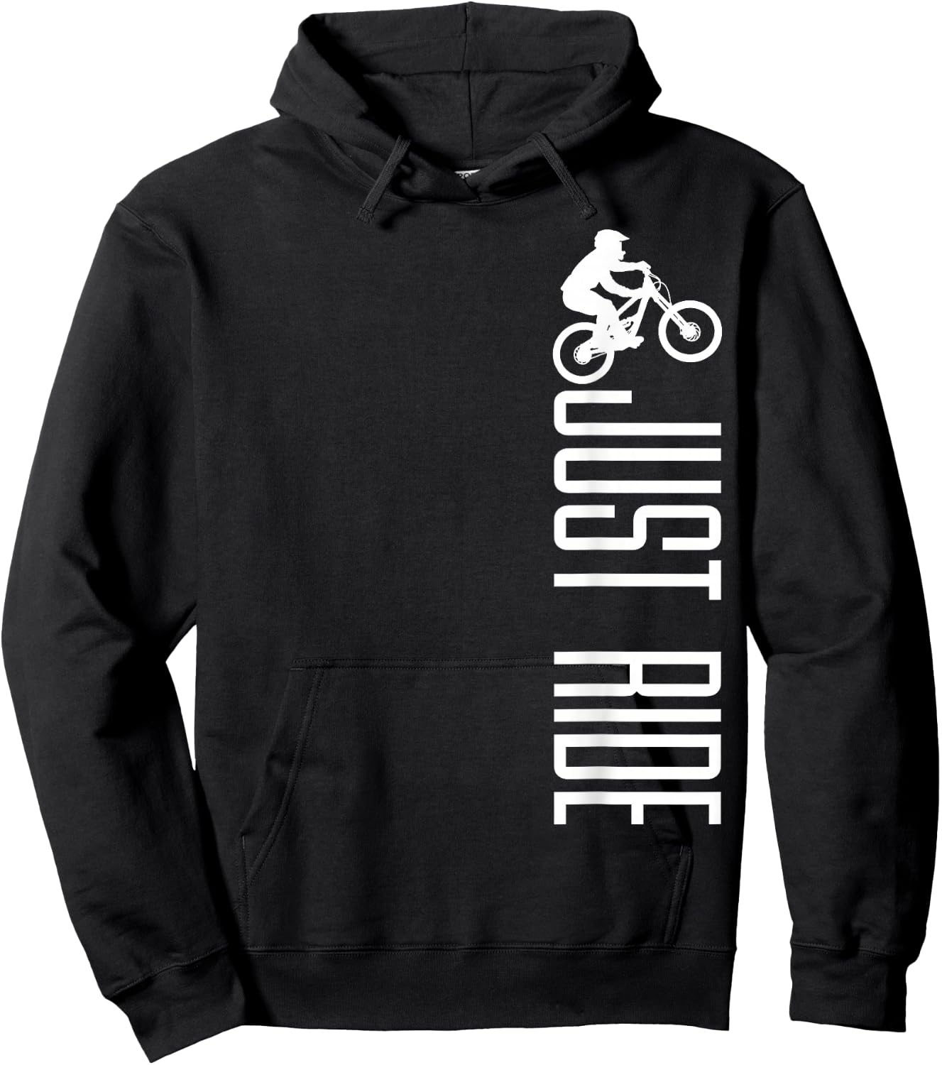 Mountain Bike Just Ride MTB Biking Mountain Biker Gift Hoodie - Hoodie | Black