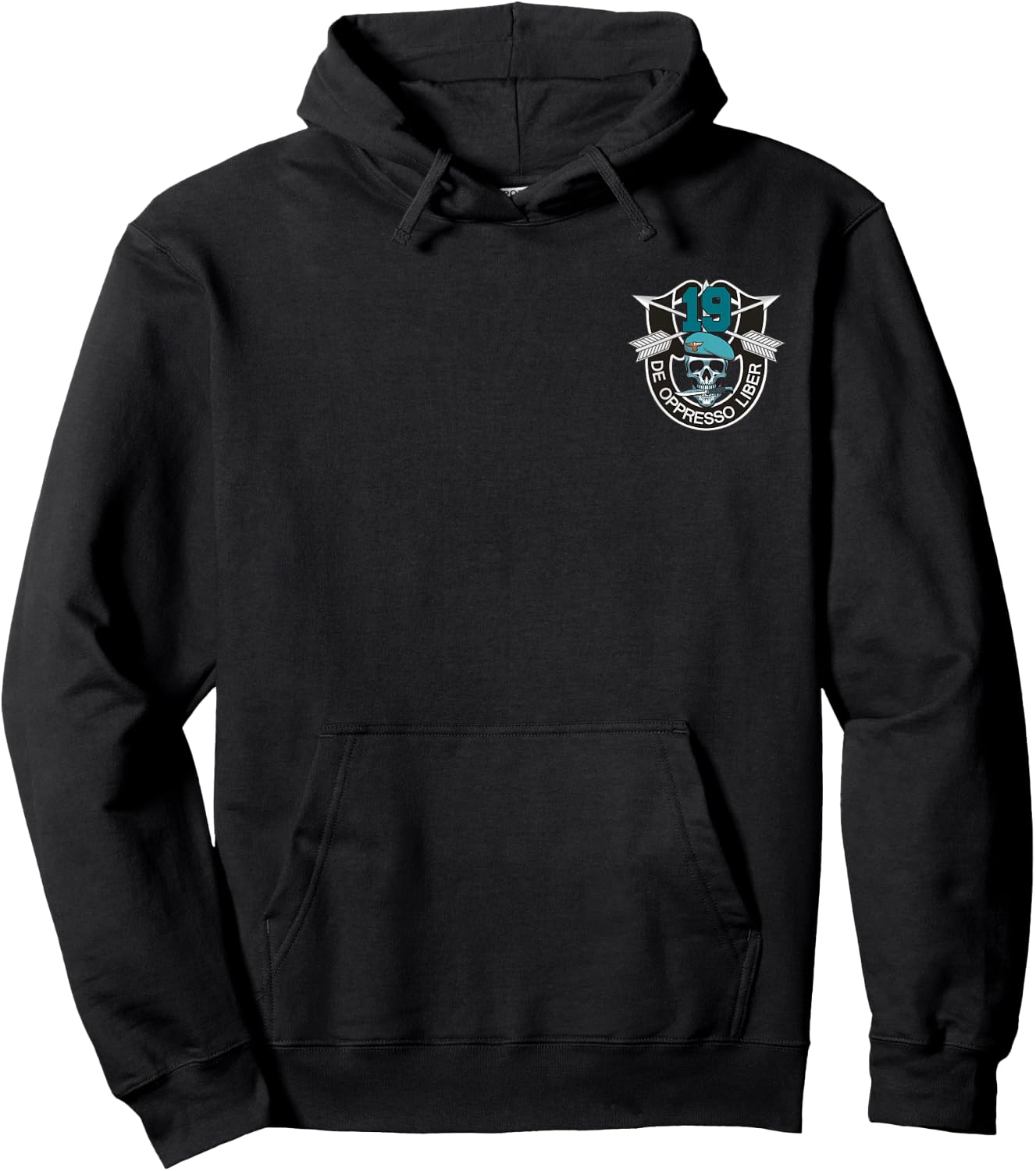19th Special Forces Group (19th SFG) - De Oppresso Liber Hoodie - Hoodie | Black