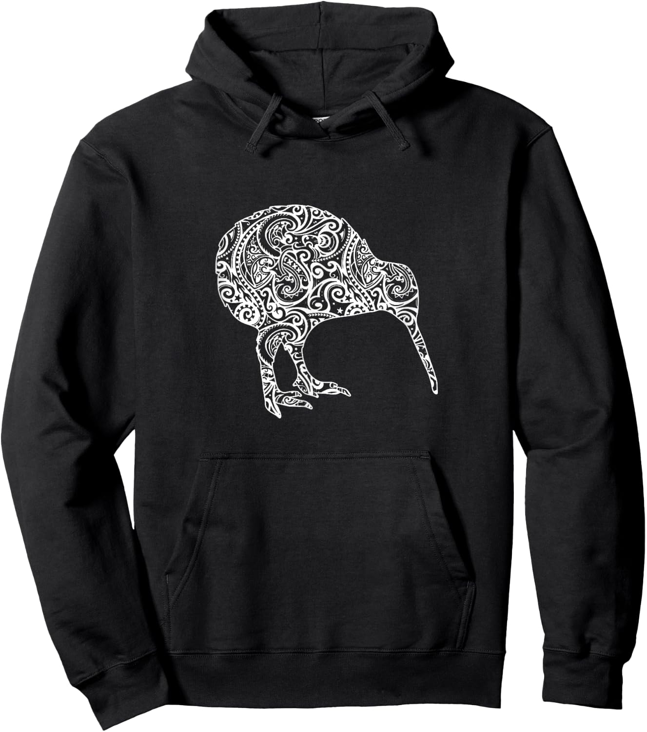 Kiwi Maori Polinesian, New Zealand Kiwi Bird Hoodie - Hoodie | Black