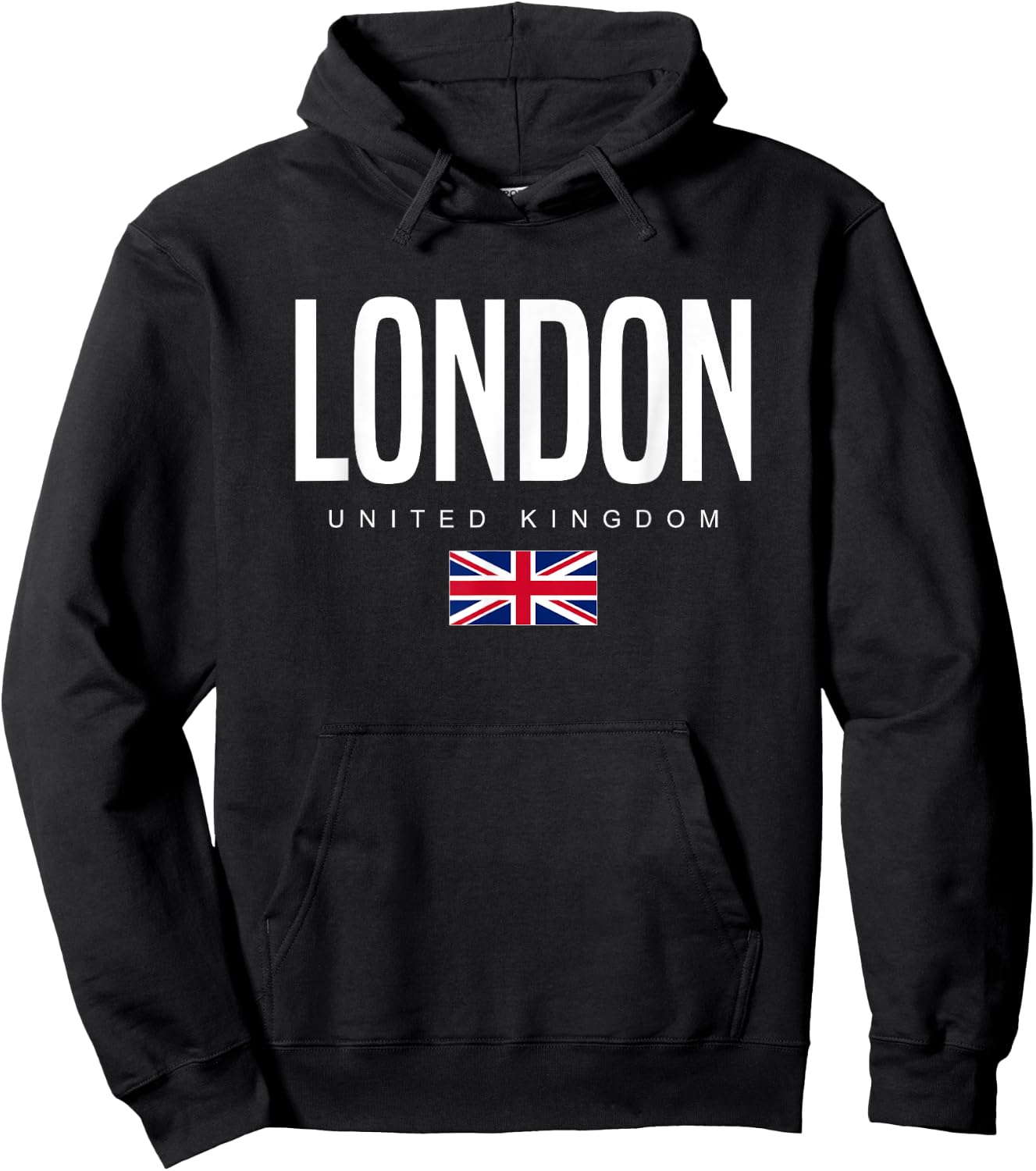 London England United Kingdom Hoodie - Hoodie | Black