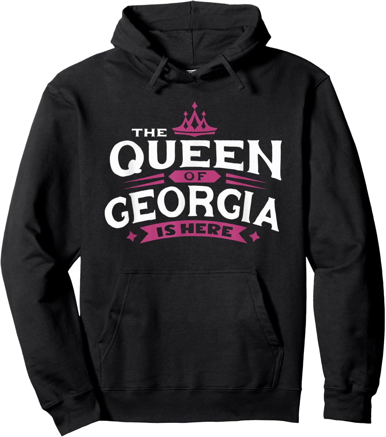 The Queen Of Georgia Hoodie - Hoodie | Black