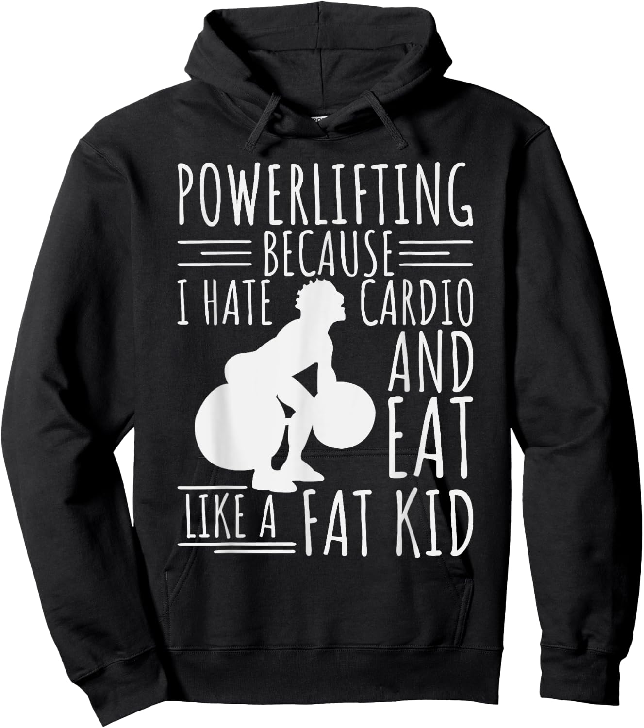 Funny Powerlifting & Weightlifting Apperal Lifters Hoodie - Hoodie | Black