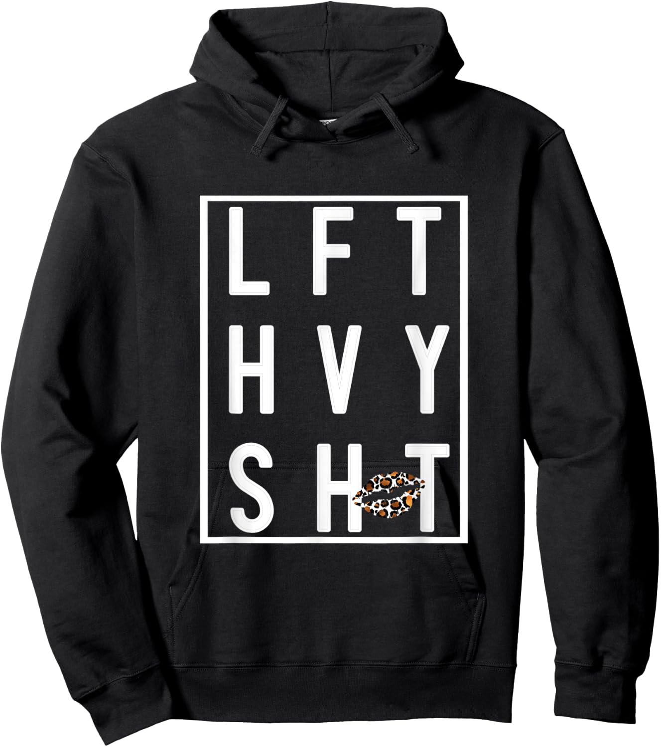 LFT HVY SHT Lift Heavy Shit Women's Workout Gym Apparel Hoodie - Hoodie | Black