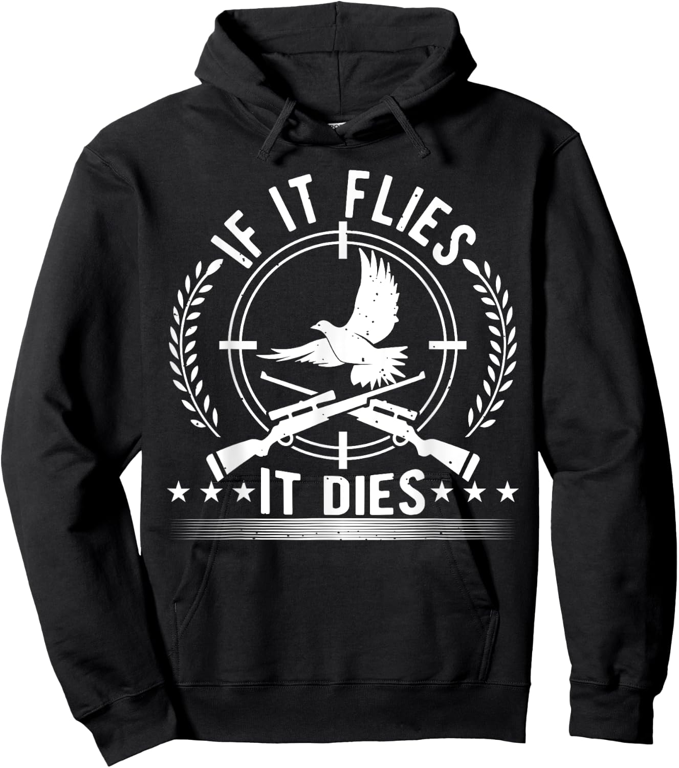 Dove Hunting, Bird Hunting For A Patriotic Dove Hunter Hoodie - Hoodie | Black