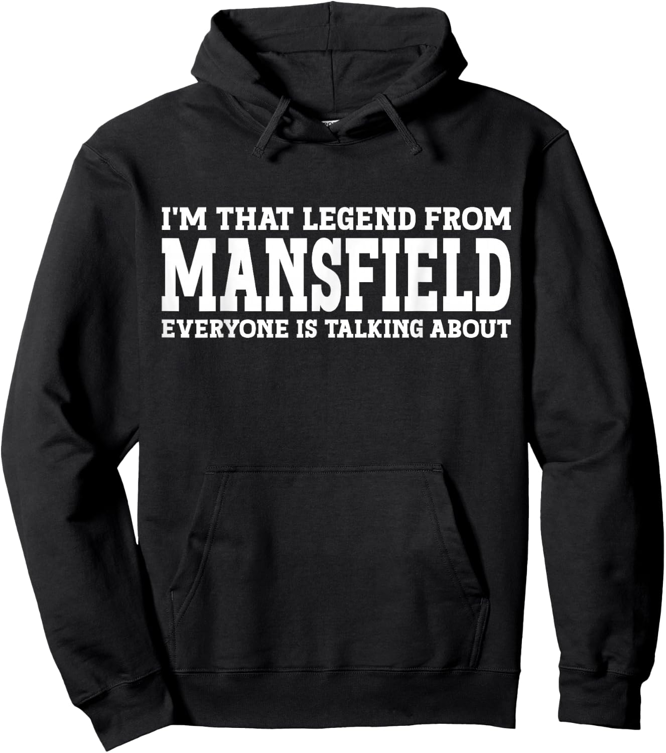 Mansfield Hometown OH Ohio Home Roots Funny City Mansfield Hoodie - Hoodie | Black