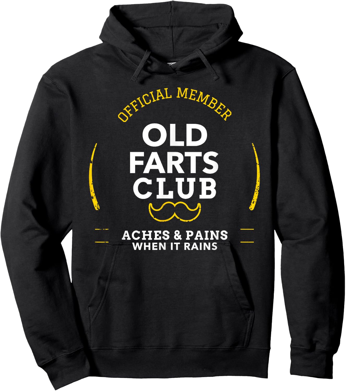 Official Member Old Farts Club Shirt Funny Fart Joke Humor Hoodie - Hoodie | Black