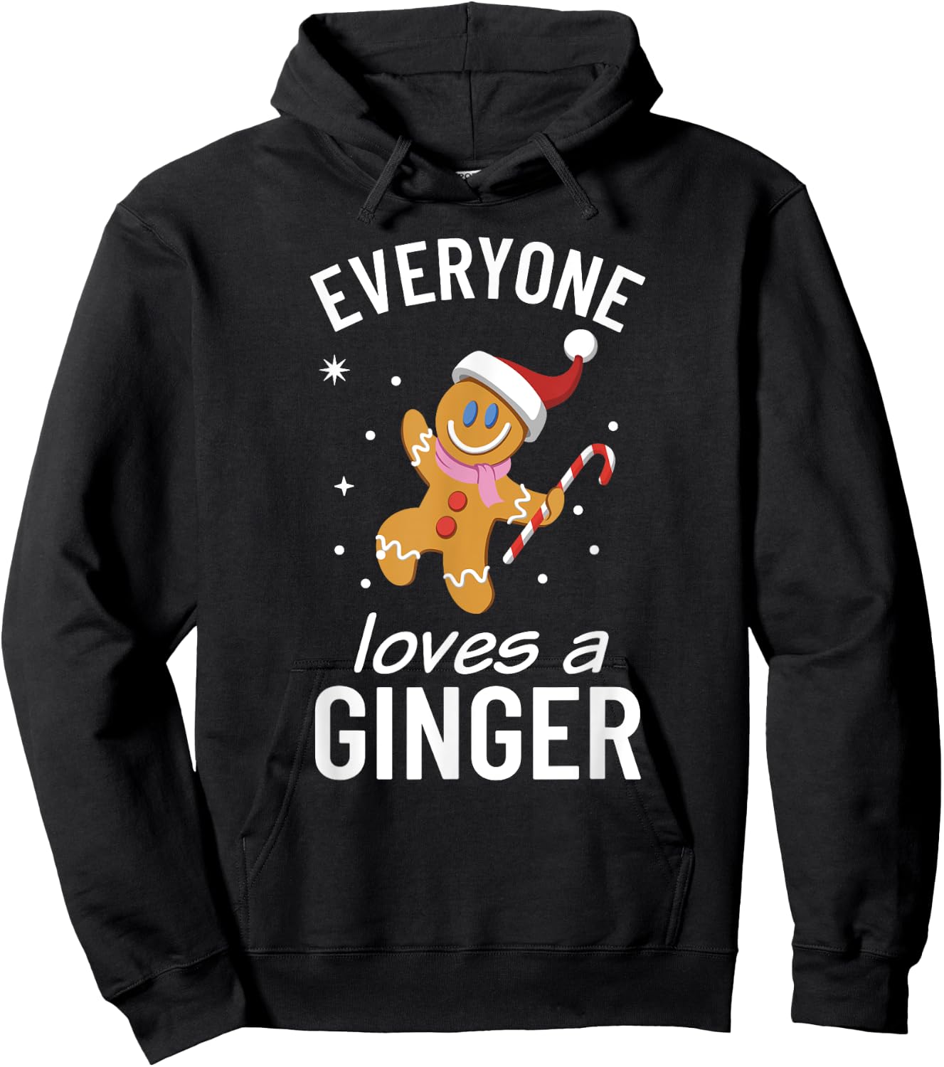Everyone Loves a Ginger Funny Christmas Hoodie - Hoodie | Black