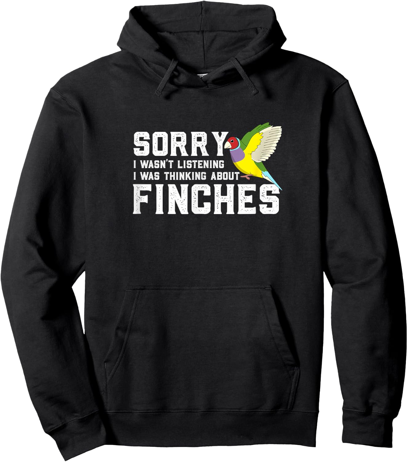 Rainbow Finches - Bird gift - Funny Gouldian Finch Hoodie - Hoodie | Black