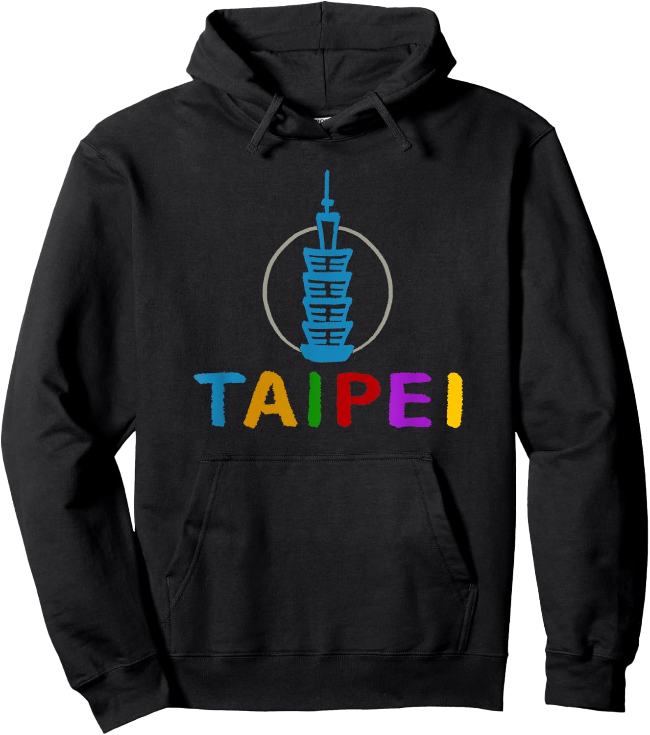 Taipei 101 Tower Hoodie - Hoodie | Black