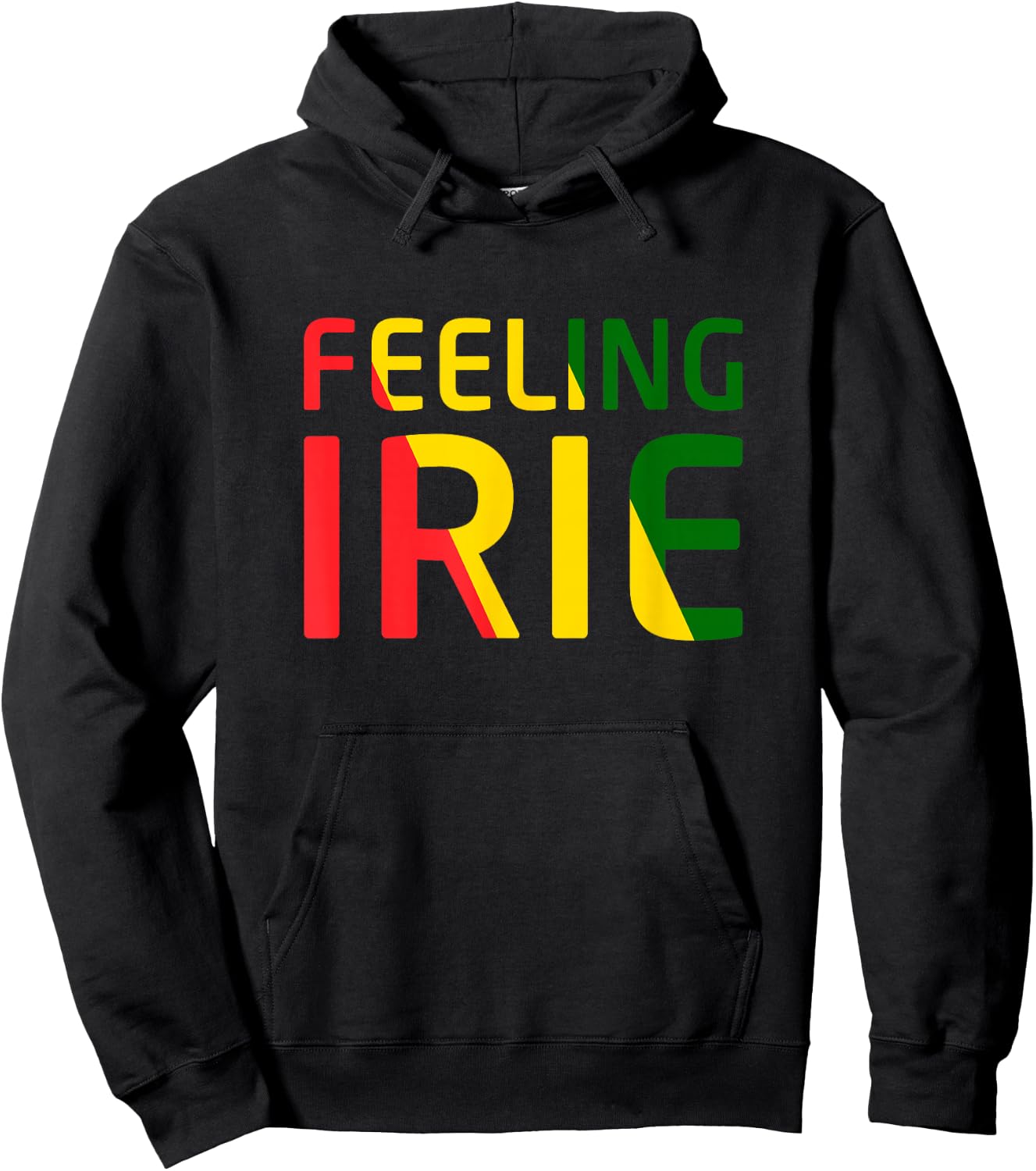 Feeling Irie Reggae Jamaica Rasta Music Hoodie - Hoodie | Black