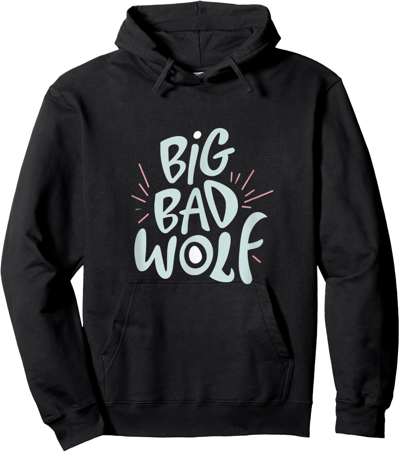 Big Bad and Wolf Hoodie - Hoodie | Black