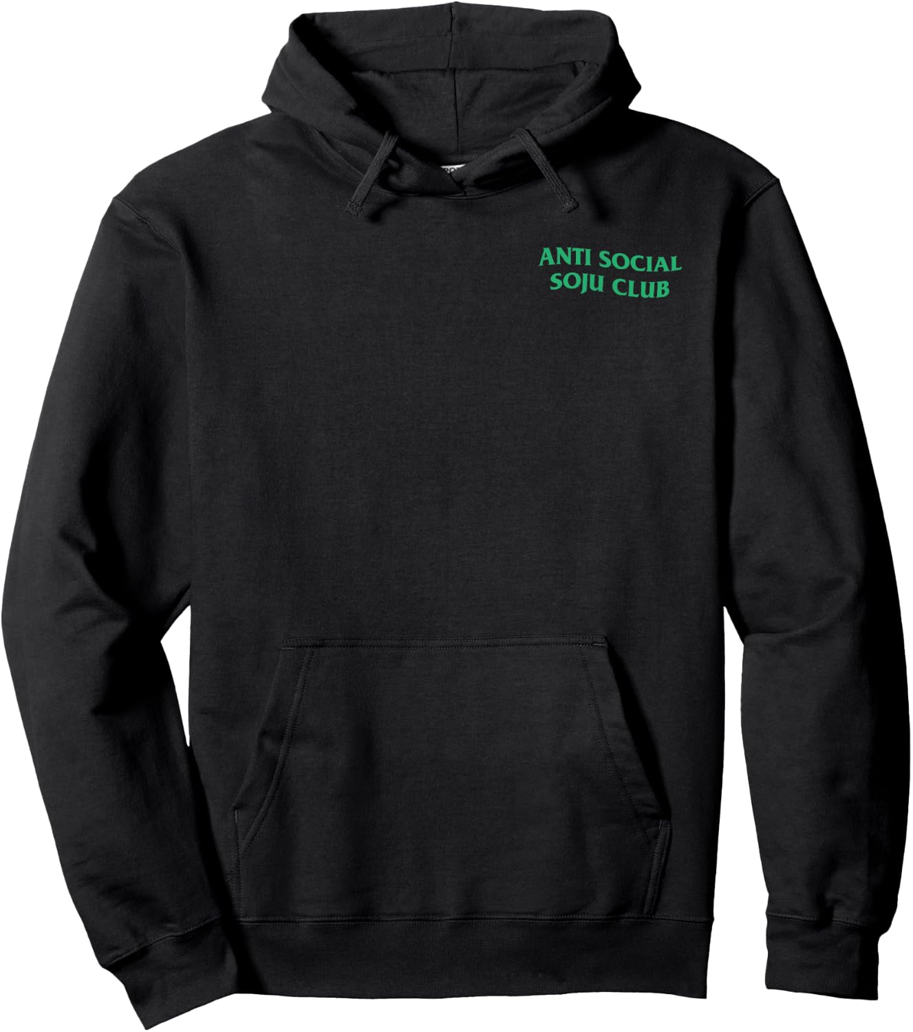 Anti Social Soju Club ABG Funny Drinking Hoodie - Hoodie | Black