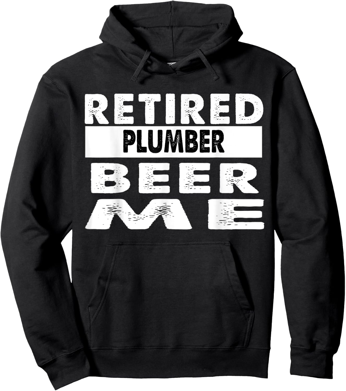 Retired Plumber Beer Me Retirement Gift Hoodie - Hoodie | Black